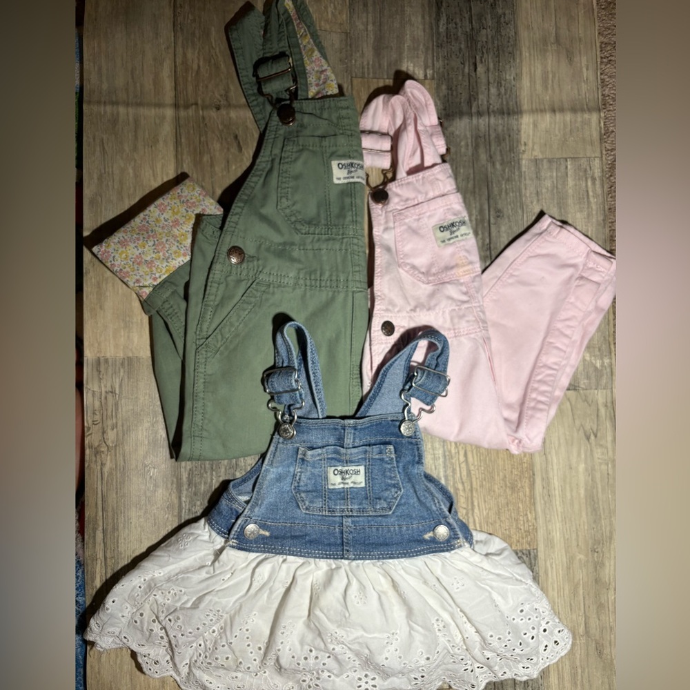 OshKosh Overalls Bundle - Sizes 9 Months & 2T